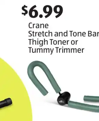 Aldi Crane stretch and tone bar, thigh toner or tummy trimmer offer