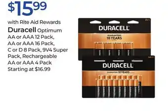 Rite Aid Duracell offer