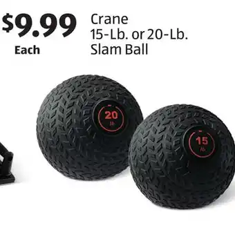 Aldi Crane 15-lb. or 20-lb. slam ball offer