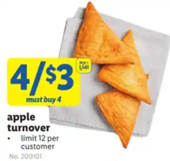 Lidl Apple turnover offer