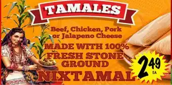 Superior Grocers Tamales offer