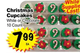Superior Grocers Christmas cupcakes offer