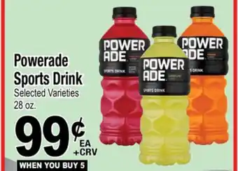 Superior Grocers Powerade sports drink offer
