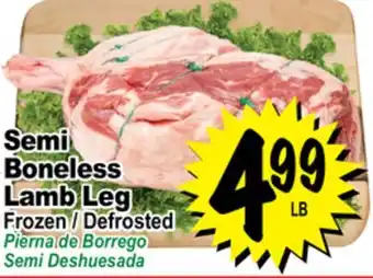 Superior Grocers Semi boneless lamb leg offer