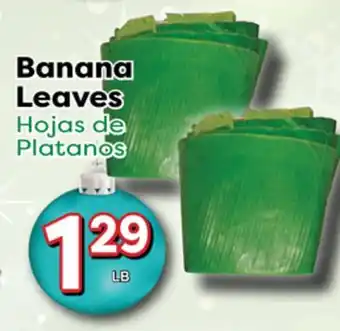 Superior Grocers Banana leaves offer