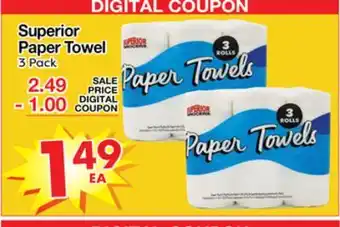 Superior Grocers Superior paper towel offer