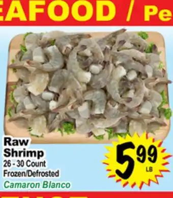 Superior Grocers Raw shrimp offer