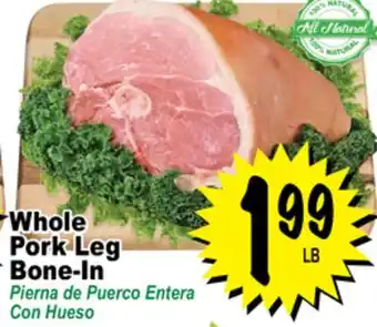 Superior Grocers Whole pork leg bone-in offer