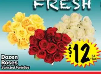 Superior Grocers Dozen roses offer