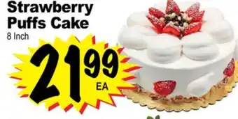 Superior Grocers Strawberry puffs cake offer