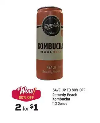 Grocery Outlet Peach kombucha offer