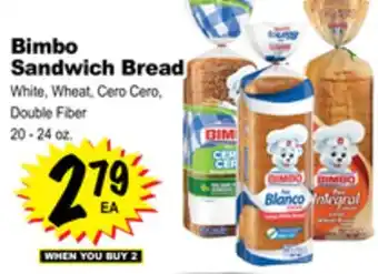 Superior Grocers Bimbo sandwich bread offer