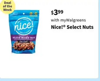 Walgreens Nice! select nuts offer