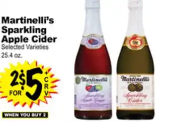 Superior Grocers Martinelli's sparkling apple cider offer