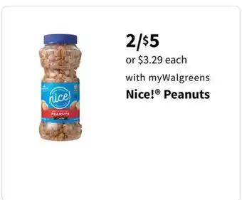 Walgreens Nice! peanuts offer