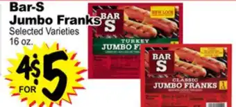 Superior Grocers Bar-s jumbo franks offer