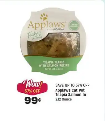 Grocery Outlet Cat pot tilapia salmon in offer