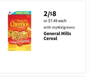 Walgreens General mills cereal offer