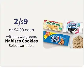 Walgreens Nabisco cookies offer