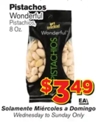 El Super Fresh Wonderful pistachios offer