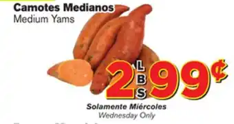 El Super Fresh Medium yams offer