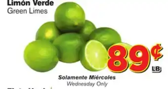 El Super Fresh Green limes offer