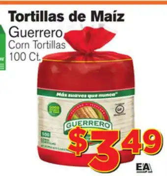 El Super Fresh Guerrero corn tortillas offer