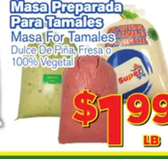 El Super Fresh Masa for tamales offer