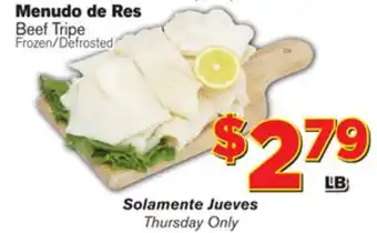 El Super Fresh Beef tripe offer