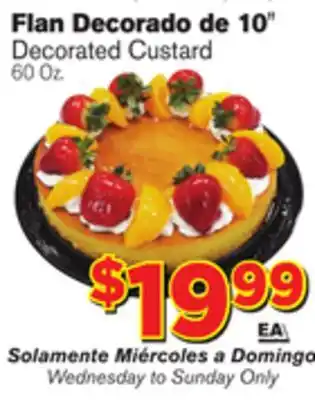 El Super Fresh Decorated custard offer