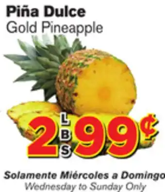 El Super Fresh Gold pineapple offer