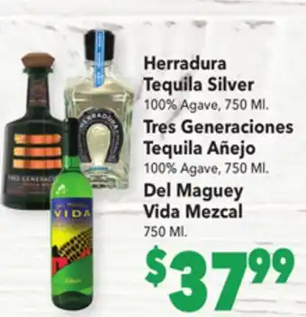Vallarta Supermarkets Herradura tequila silver offer