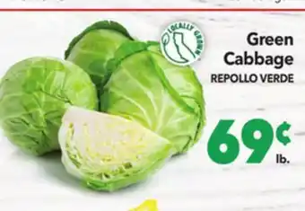 Vallarta Supermarkets Green cabbage offer