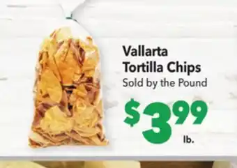 Vallarta Supermarkets Vallarta tortilla chips offer