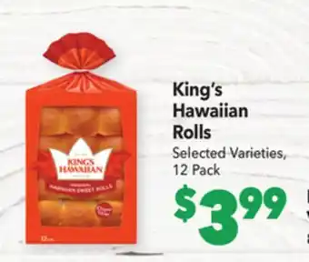 Vallarta Supermarkets King's hawaiian rolls offer