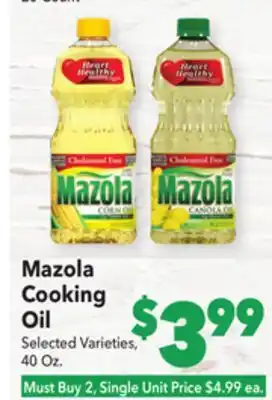 Vallarta Supermarkets Mazola cooking oil offer