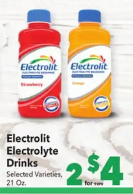 Vallarta Supermarkets Electrolit electrolyte drinks offer