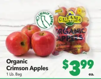 Vallarta Supermarkets Organic crimson apples offer