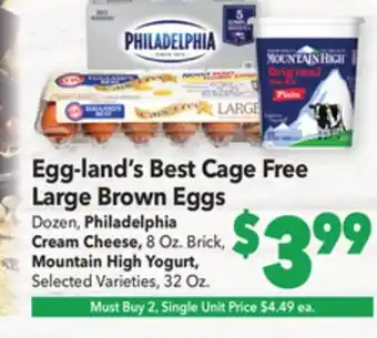 Vallarta Supermarkets Egg-land's best cage free large brown eggs offer