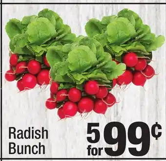 Super King Markets Radish bunch offer