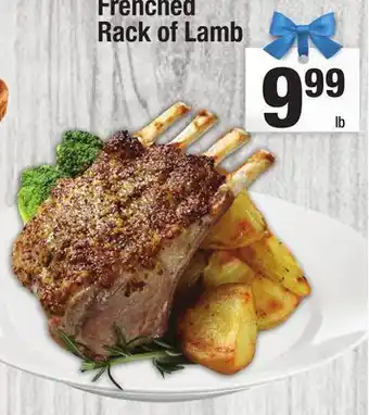 Super King Markets Frenched rack of lamb offer