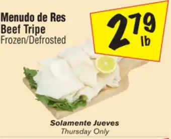 El Super Beef tripe offer