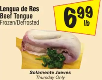 El Super Beef tongue offer