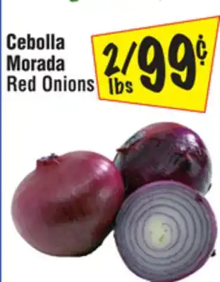 El Super Red onions offer