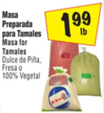 El Super Masa for tamales offer