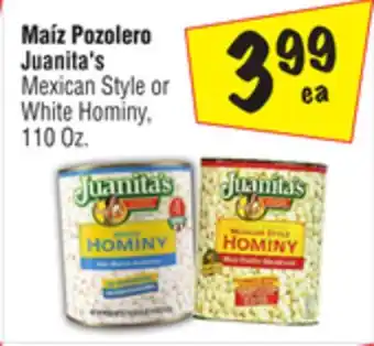 El Super Mexican style or white hominy offer