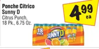 El Super Sunny d citrus punch offer