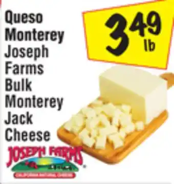 El Super Bulk monterey jack cheese offer