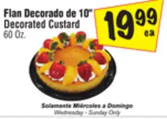 El Super Decorated custard offer