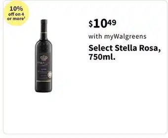 Walgreens Select stella rosa, 750ml offer